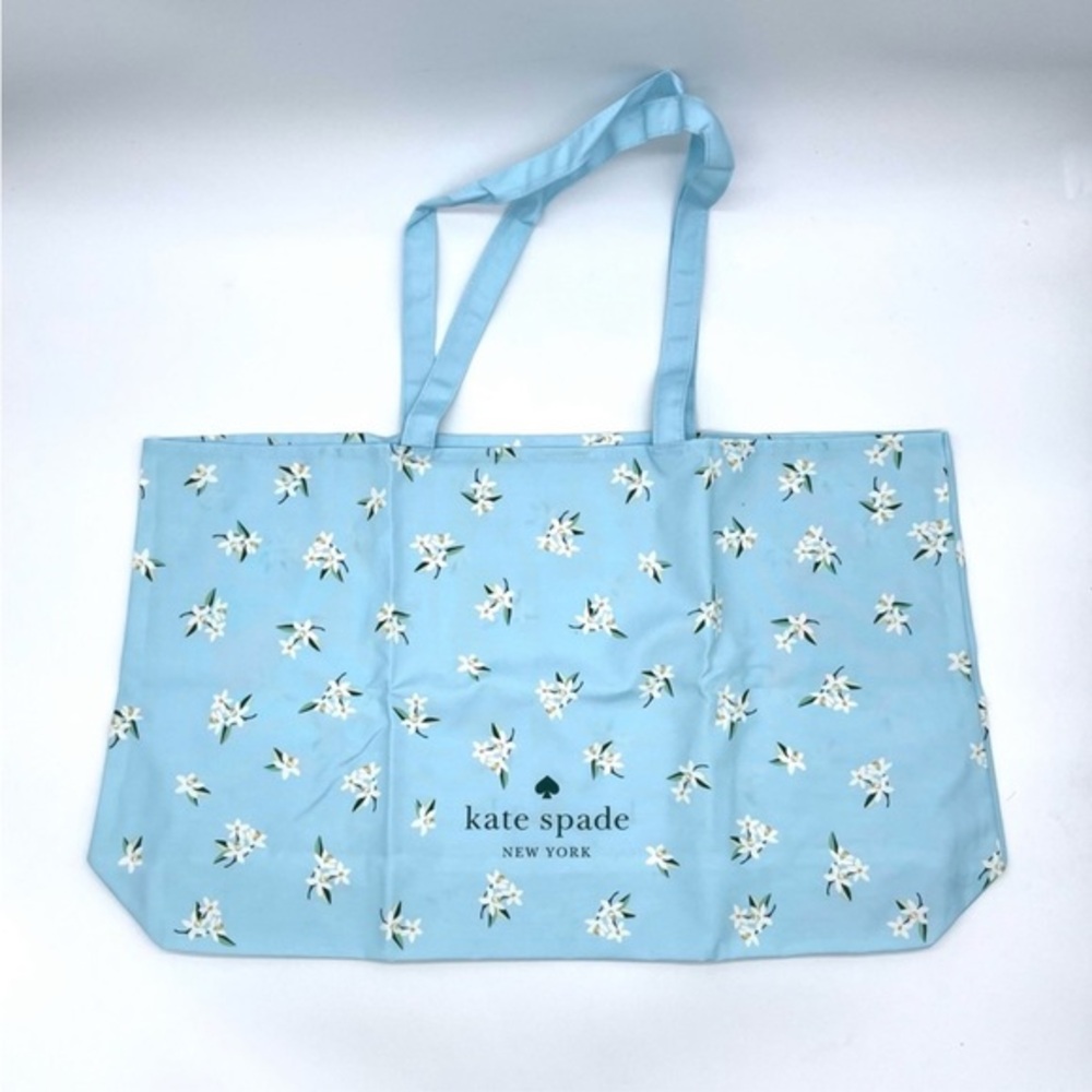 Kate Spade Light Blue Floral Tote